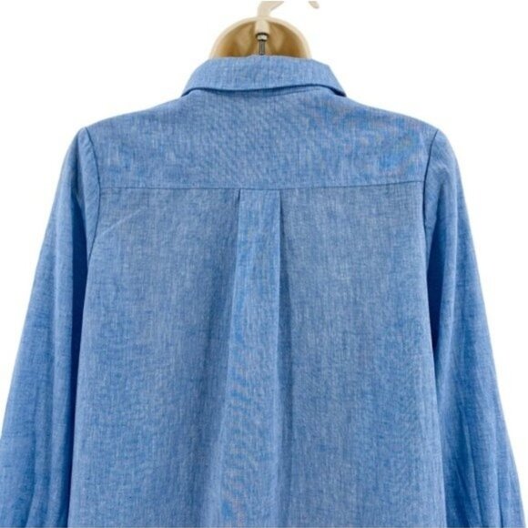Tuckernuck | NEW Chambray Callahan Denim Collared Mini Shirt Dress Size XXS - Picture 10 of 13